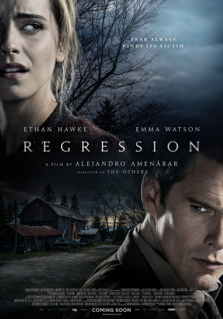 Regression (2015)_6 Poster Canvas Movie Film Print A0 A1 A2 A3 A4 A5 A6 Art Wall