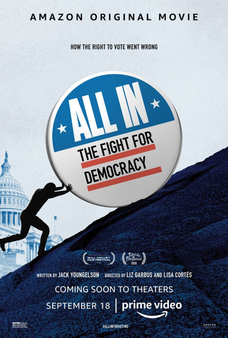 All In_ The Fight for Democracy (2020)_2 Movie Film Poster Canvas iconic design
