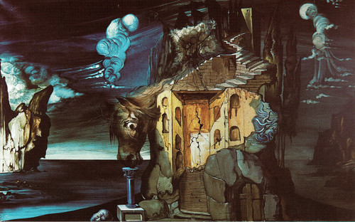 Study for the backdrop of the ballet Tristan Insane 1944 Dali