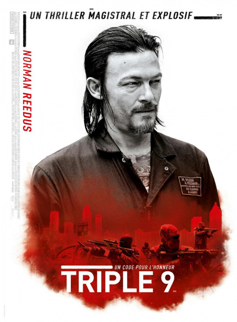 Triple 9 (2016)_28 Poster Canvas Movie Film Print A0 A1 A2 A3 A4 A5 A6 Art Wall