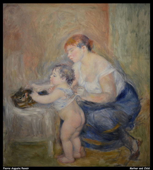 pierre-auguste-renoir---mother-and-child--jpb_23649480391_o(1) Poster Canvas Mov