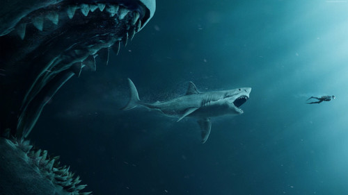 The Meg 16 Poster Canvas Movie Film Print A0 A1 A2 A3 A4 A5 A6 Art Wall Decorat