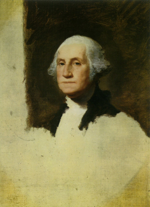1796 Gilbert Stuart George Washington American painting Art Gallery Poster Canva