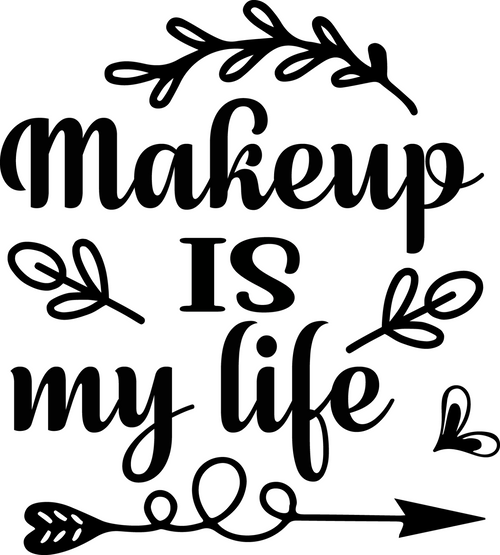 Makeup is My Life Sarcastic Poster Canvas Print A0 A1 A2 A3 A4 A5 A6 Art Wall De