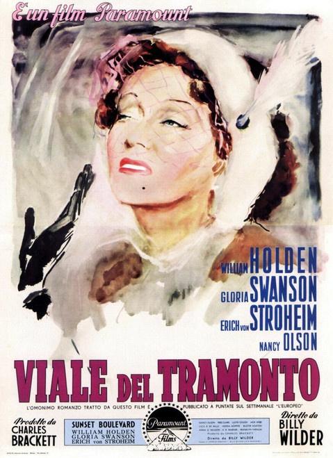 Sunset Boulevard (1950)_12 Poster Canvas Movie Film Print A0 A1 A2 A3 A4 A5 A6 A