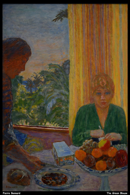 pierre-bonnard---the-green-blouse--jpb_21938010902_o(1) Poster Canvas Movie Film