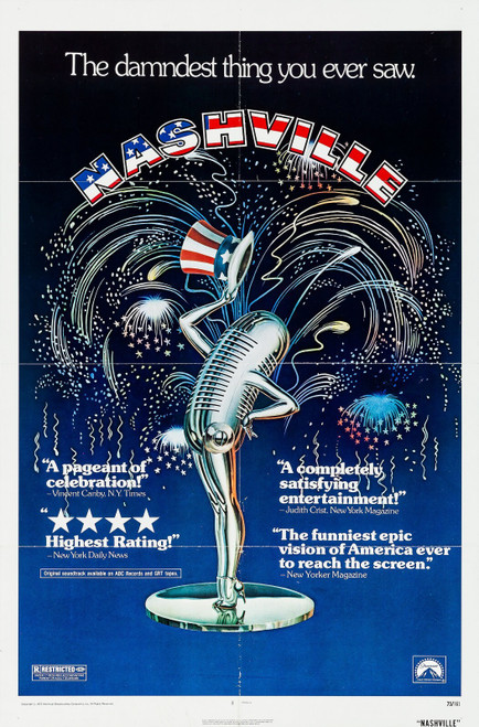 Nashville (1975)_1 Poster Canvas Movie Film Print A0 A1 A2 A3 A4 A5 A6 Art Wall
