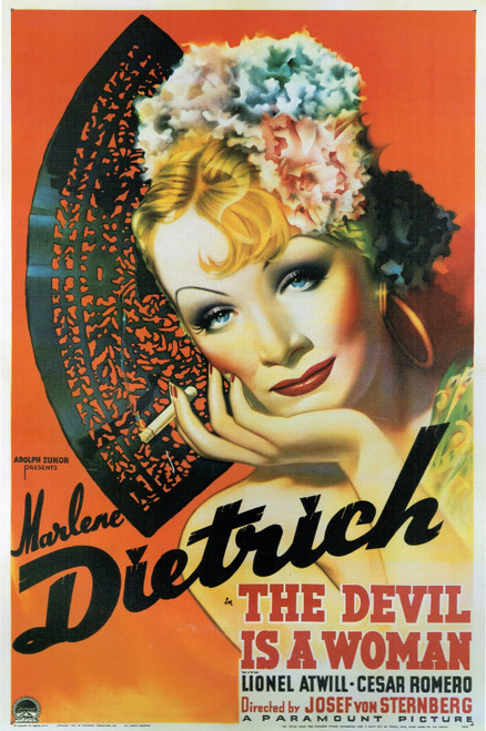 THe Devil Is A Woman - 1935 Poster Canvas Movie Film Print A0 A1 A2 A3 A4 A5 A6