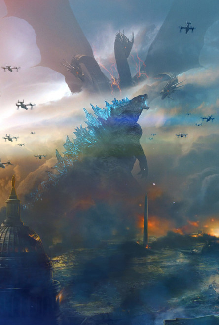 Godzilla King of the Monsters 13 Poster Canvas Movie Film Print A0 A1 A2 A3 A4 A