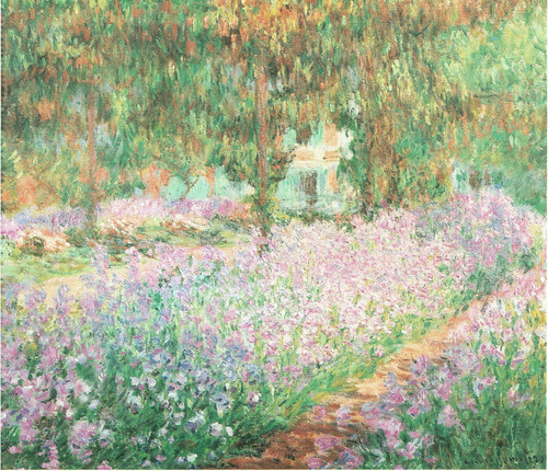 Monet- Monet's Garden at Giverny Poster Canvas Movie Film Print A0 A1 A2 A3 A4 A
