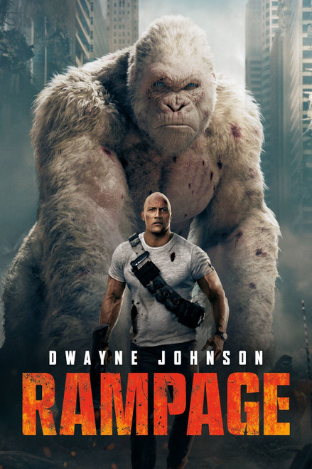 Rampage 4 Poster Canvas Movie Film Print A0 A1 A2 A3 A4 A5 A6 Art Wall Decorati