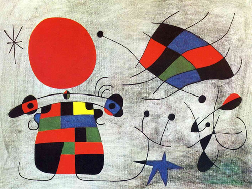 Miro Joan - Picture 12 Poster Canvas Movie Film Print A0 A1 A2 A3 A4 A5 A6 Art W