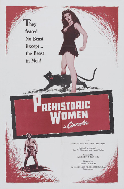 Prehistoric Women (1950)_1 Poster Canvas Movie Film Print A0 A1 A2 A3 A4 A5 A6 A