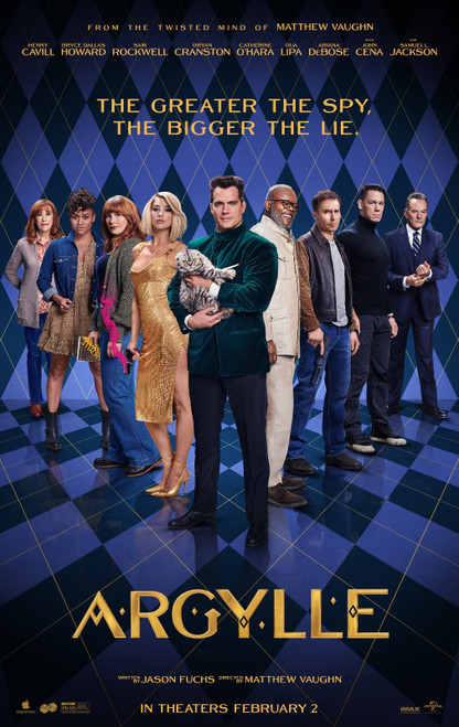 Argylle (2024)_2 Movie Film Poster Canvas iconic design