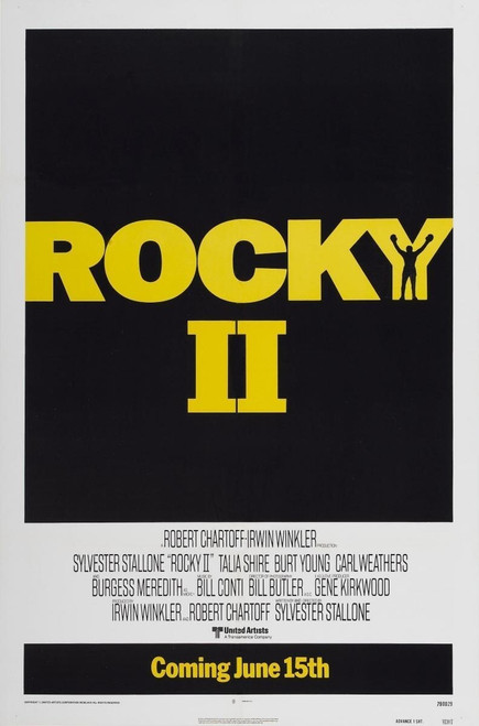 Rocky II (1979)_4 Poster Canvas Movie Film Print A0 A1 A2 A3 A4 A5 A6 Art Wall D