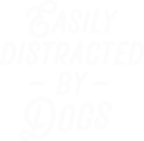 008 EasilyDistracted wht Funny Poster Design Canvas Motivation Print A0 A1 A2 A3