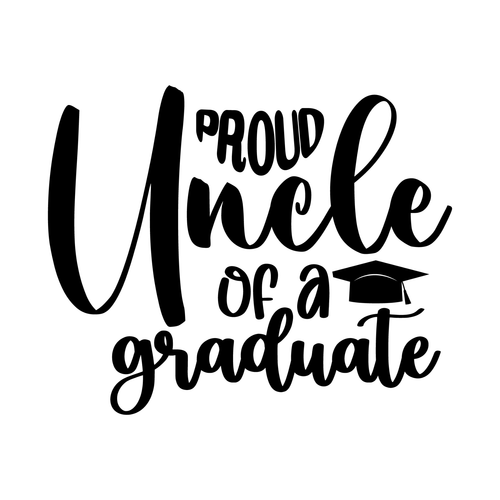 Proud Uncle of a Graduate sv5-01 (2) Poster Canvas Movie Film Print A0 A1 A2 A3
