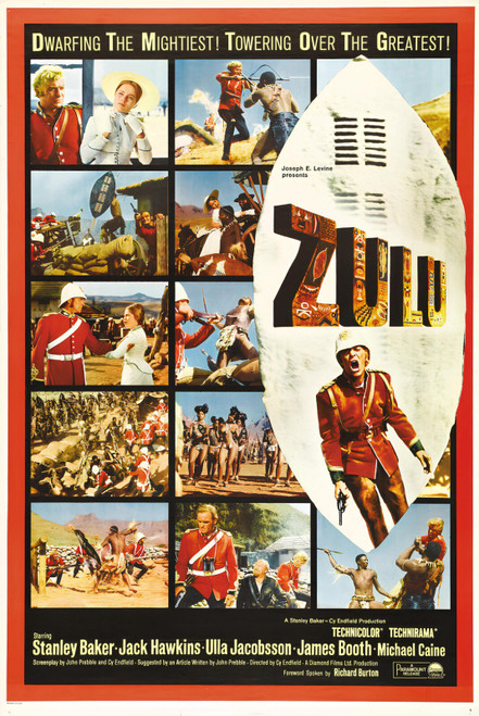 zulu 3- upscaled Poster Canvas Movie Film Print A0 A1 A2 A3 A4 A5 A6 Art Wall De