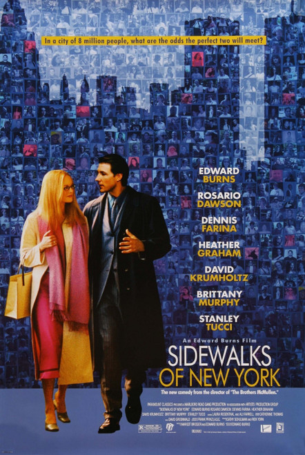 Sidewalks of New York (2001)_1 Poster Canvas Movie Film Print A0 A1 A2 A3 A4 A5
