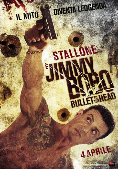 Bullet to the Head (2013)_1 Movie Film Poster Canvas iconic design