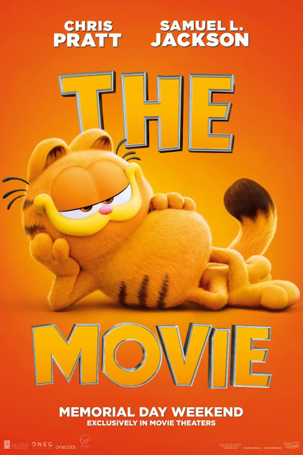 The Garfield Movie (2024)_8 Poster Canvas Movie Film Print A0 A1 A2 A3 A4 A5 A6