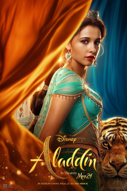 Aladdin (2019)_10 Movie Film Poster Canvas iconic design