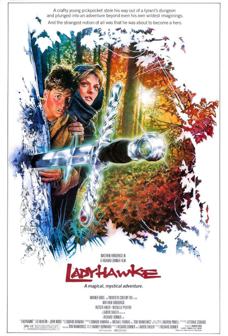 Ladyhawke (1985)_3 Poster Canvas Movie Film Print A0 A1 A2 A3 A4 A5 A6 Art Wall