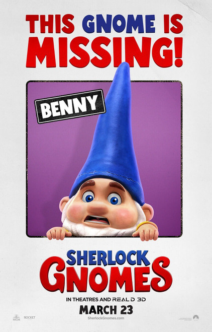 Sherlock Gnomes (2018)_3 Poster Canvas Movie Film Print A0 A1 A2 A3 A4 A5 A6 Art