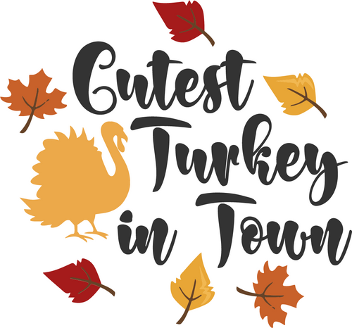 cutest turkey in town Custom Made Poster Canvas Print A0 A1 A2 A3 A4 A5 A6 Art W