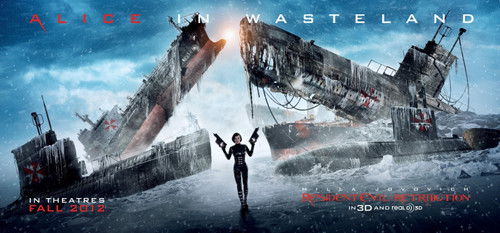 Resident Evil_ Retribution (2012)_3 Poster Canvas Movie Film Print A0 A1 A2 A3 A