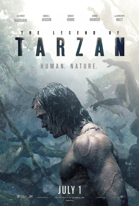 The Legend of Tarzan (2016)_2 Poster Canvas Movie Film Print A0 A1 A2 A3 A4 A5 A