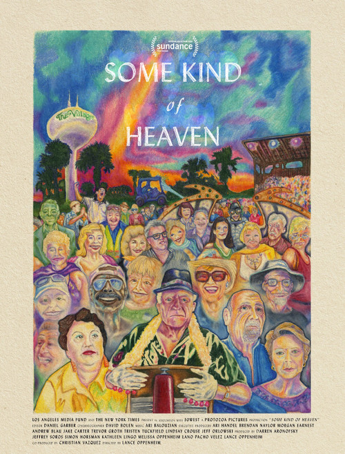 Some Kind of Heaven (2021)_1 Poster Canvas Movie Film Print A0 A1 A2 A3 A4 A5 A6