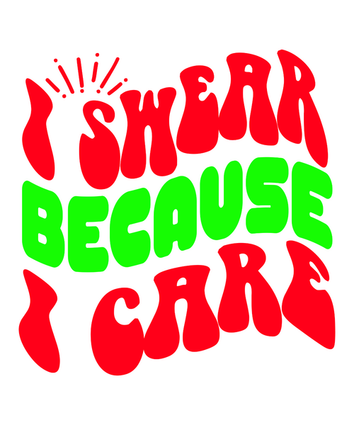 I Swear Because I Care Retro SVG-01 Poster Canvas Movie Film Print A0 A1 A2 A3 A