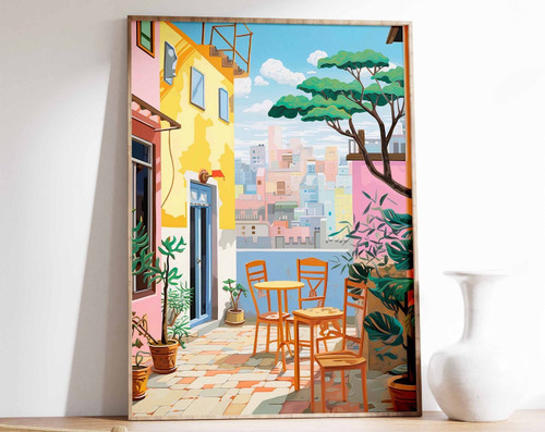 2_Korean Travel Print, Vintage Korea Poster, Asian Print, Oriental Wall Art, Tra