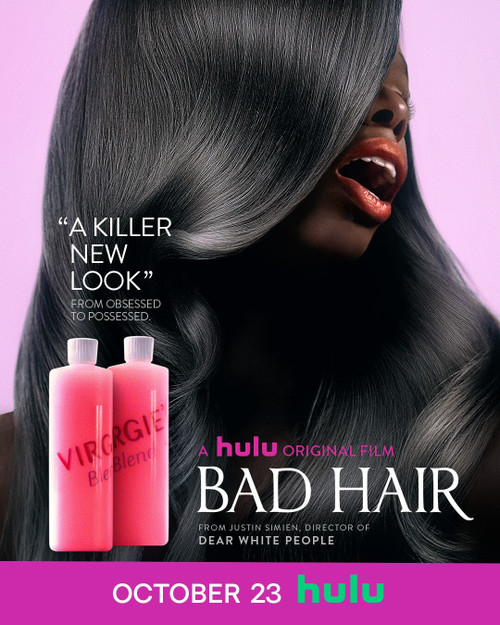 Bad Hair (2020)_2 Movie Film Poster Canvas iconic design