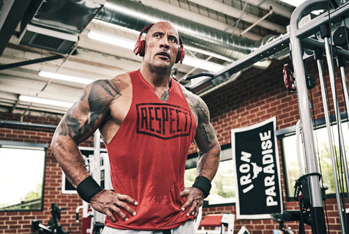 wallpapersden.com_dwayne-johnson-in-gym_3000x2018 Poster Canvas Movie Film Print