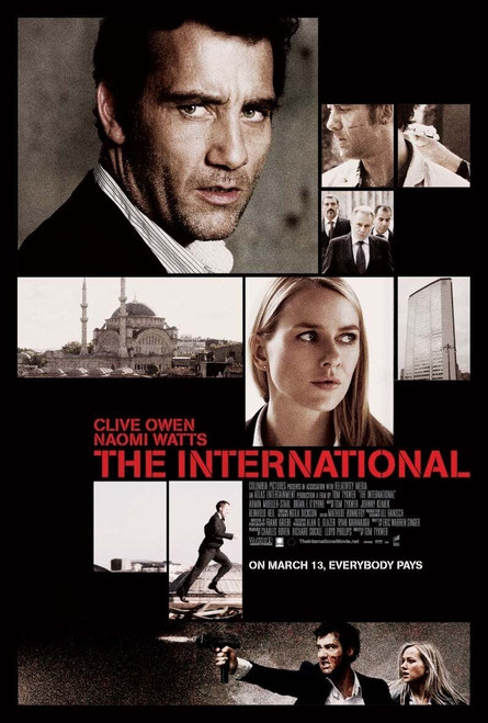 The International (2009)_2 Poster Canvas Movie Film Print A0 A1 A2 A3 A4 A5 A6 A