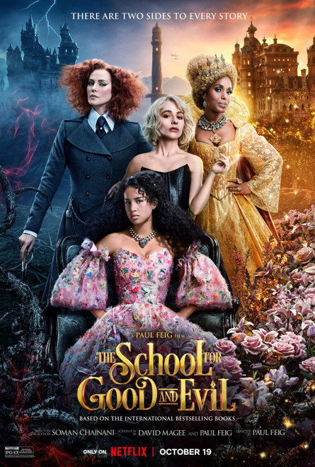 The School for Good and Evil (2022)_2 Poster Canvas Movie Film Print A0 A1 A2 A3