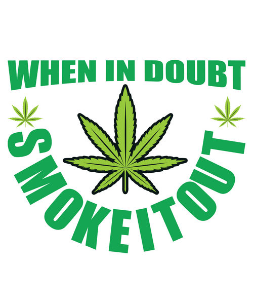 When In Doubt, Smoke It Out-01 (12) Poster Canvas Movie Film Print A0 A1 A2 A3 A