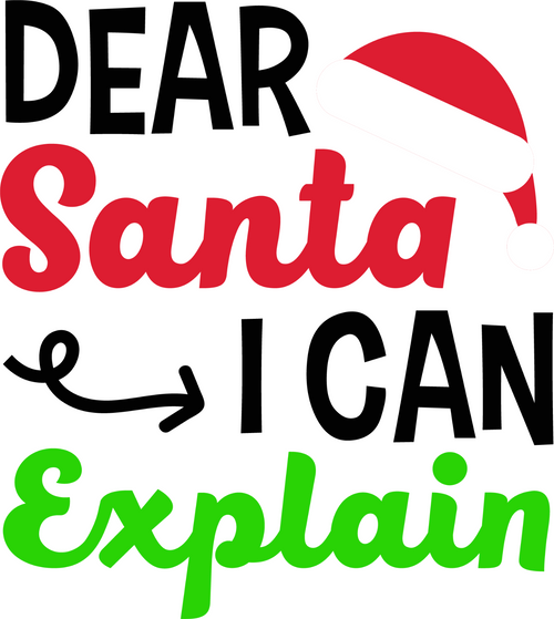 Dear Santa I Can Explain Custom Made Poster Canvas Print A0 A1 A2 A3 A4 A5 A6 Ar