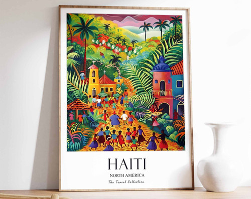 9_Haiti Print, Haiti Travel Poster, North America Travel Poster, Caribbean Print