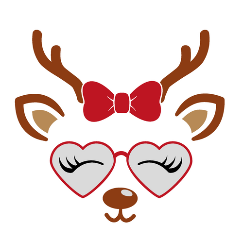 Girl-Reindeer-04 Poster Canvas Movie Film Print A0 A1 A2 A3 A4 A5 A6 Art Wall De