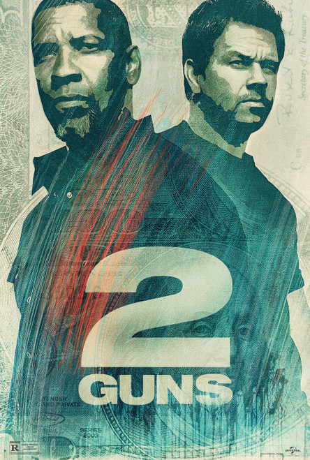 2 Guns (2013)_4 Movie Film Poster Canvas iconic design