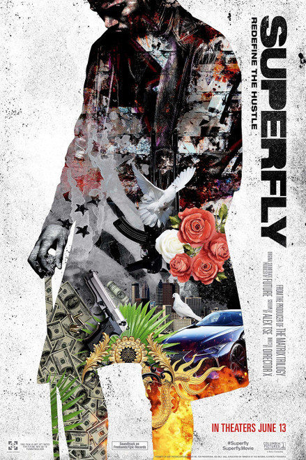 SuperFly (2018)_2 Poster Canvas Movie Film Print A0 A1 A2 A3 A4 A5 A6 Art Wall D