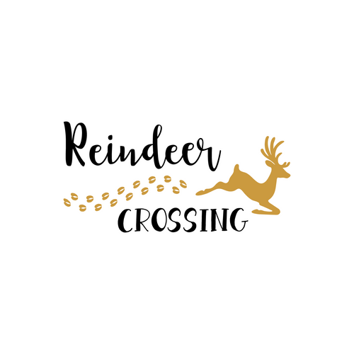 Reindeer Crossing Poster Canvas Movie Film Print A0 A1 A2 A3 A4 A5 A6 Art Wall D