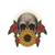 Skull flower decoration vector illustration Poster Canvas Movie Film Print A0 A1