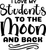 I Love My Students to the Moon and Back Poster Canvas Movie Film Print A0 A1 A2