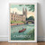 Captivating Cambridge England Travel Poster - Punting Inspired Art Print Poster