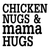 Chicken Nugs & Mama Hugs-01 Poster Canvas Movie Film Print A0 A1 A2 A3 A4 A5 A6