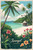 Discover Isangel, Vanuatu - Exotic Pacific Island Travel Poster Art Print Poster